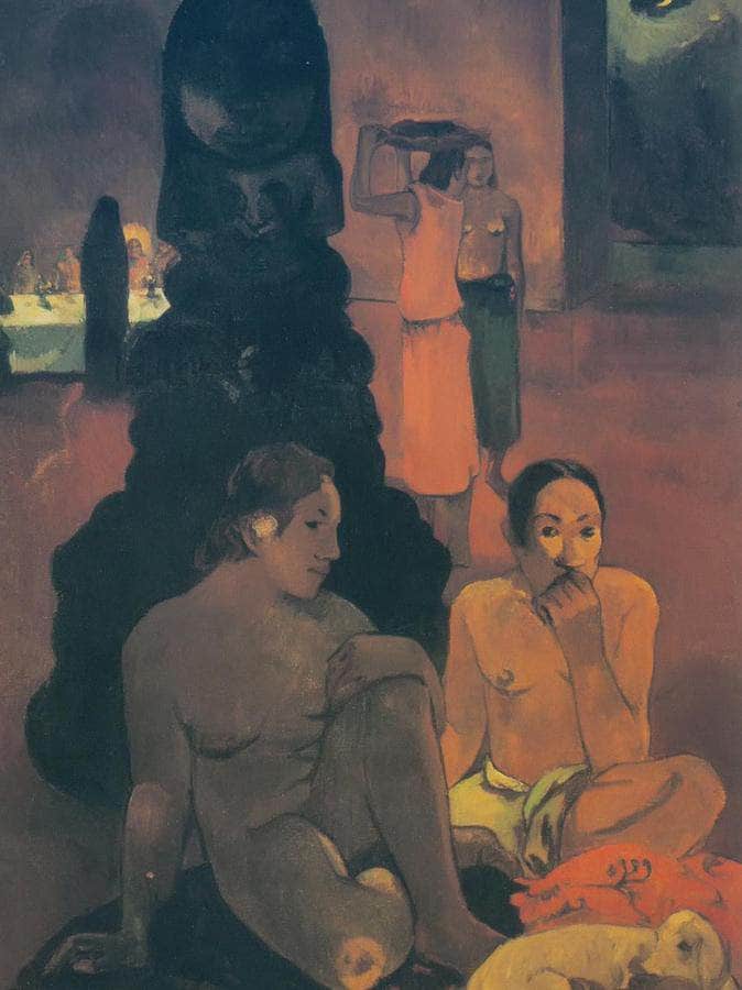 The Great Buddha By Paul Gauguin Fine Art Print