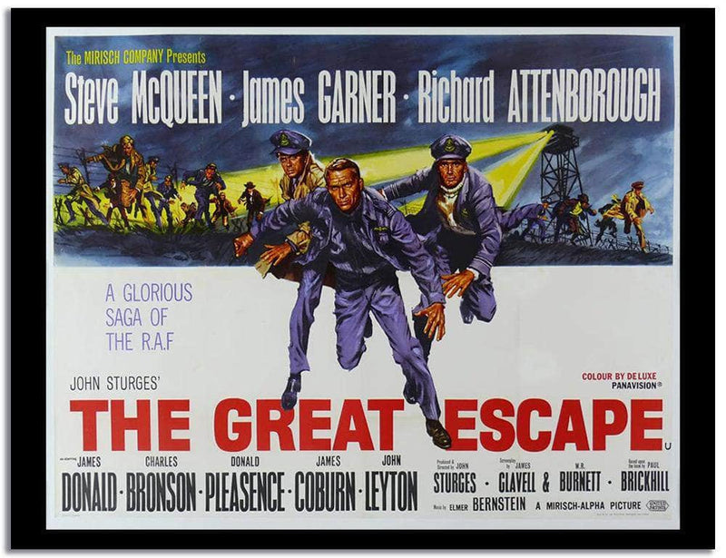 The Great Escape  Vintage Poster Fine Art Print