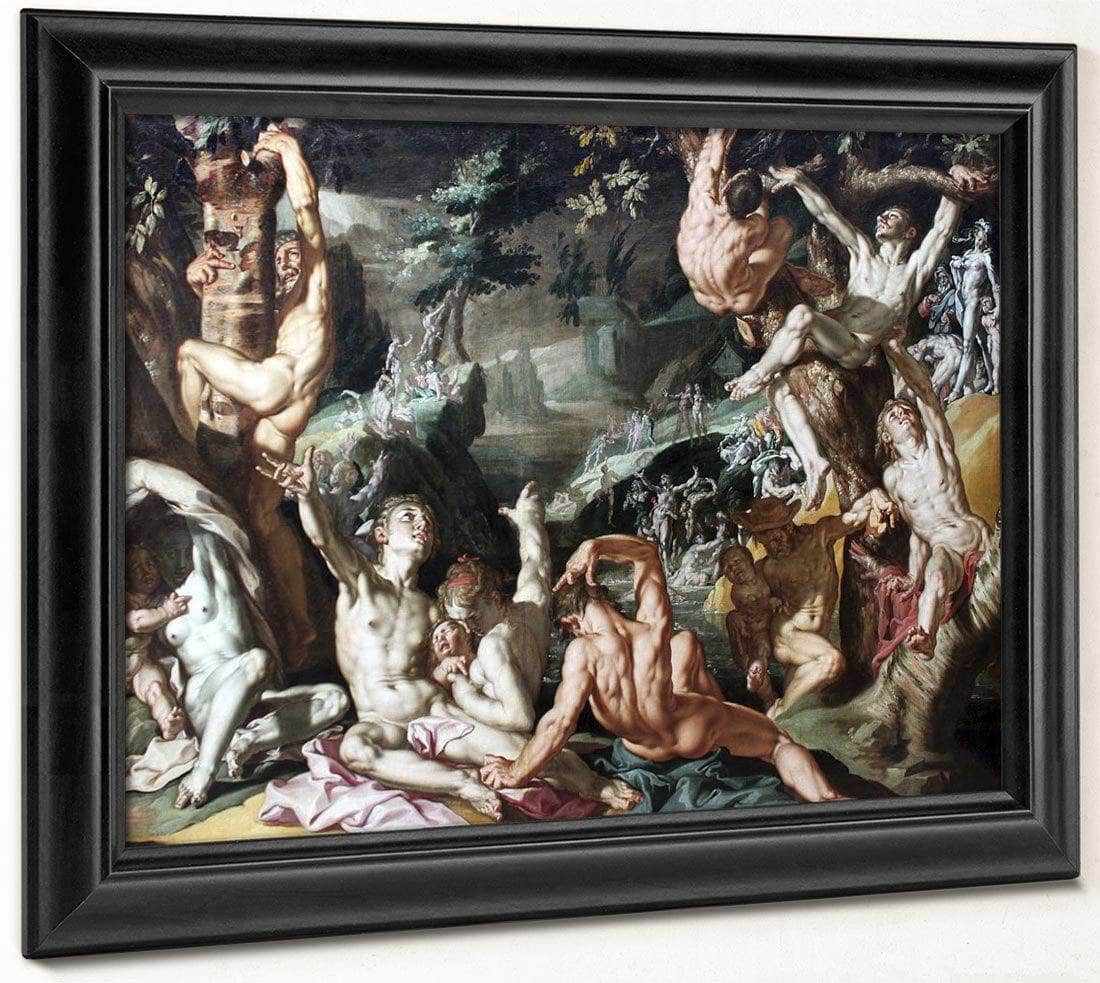 The Great Flood By Joachim Wtewael Fine Art Print