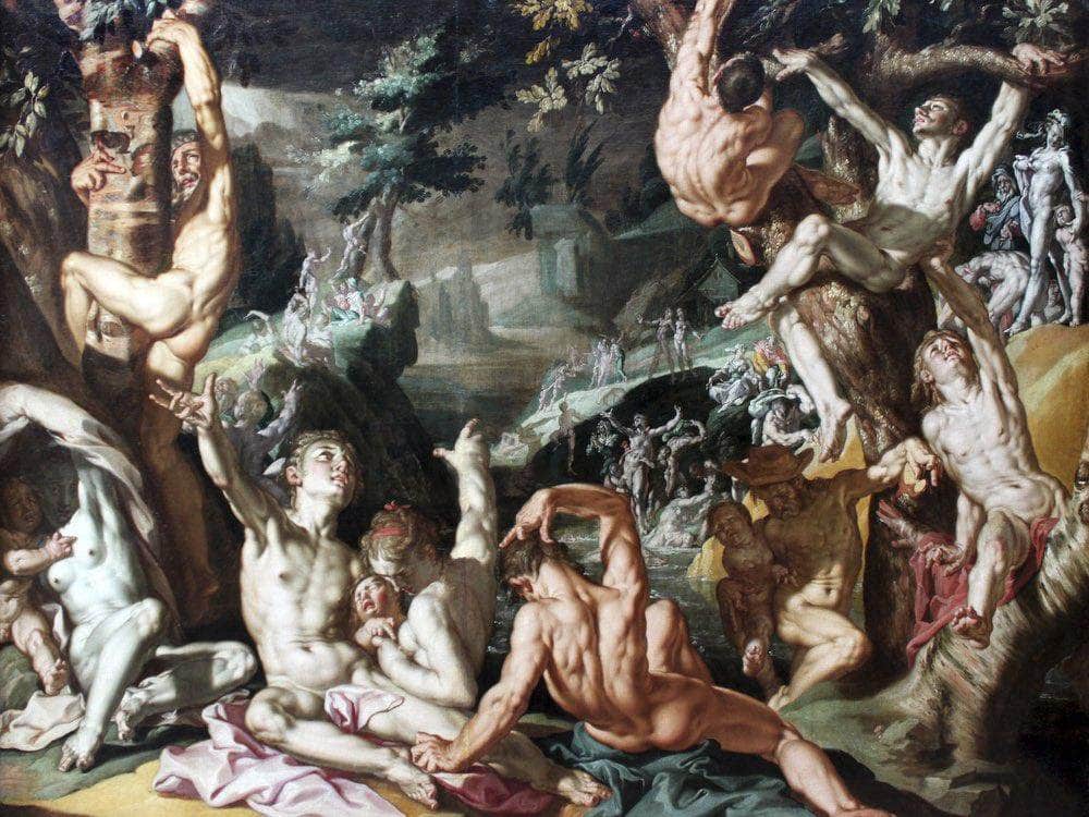 The Great Flood By Joachim Wtewael Fine Art Print