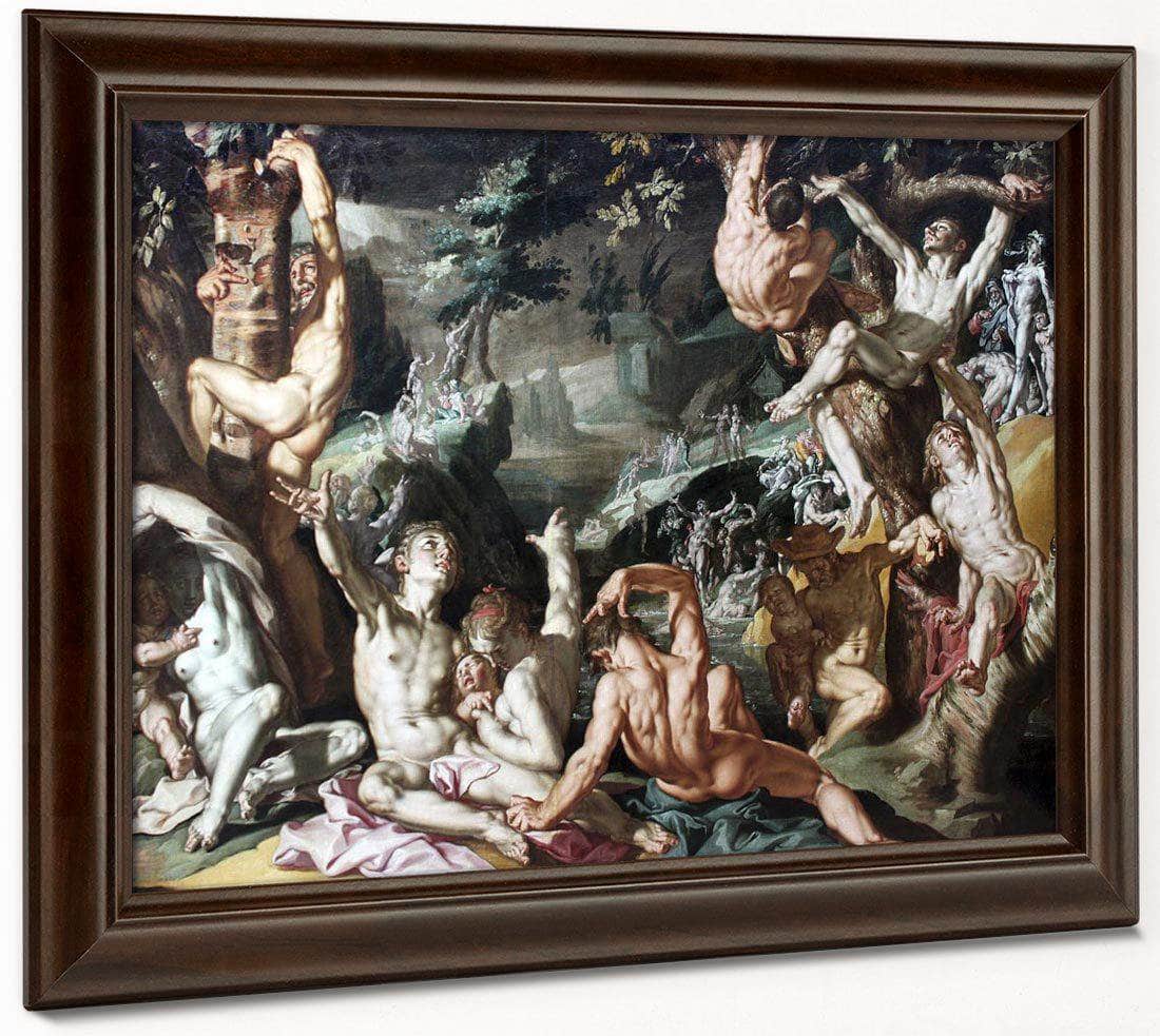 The Great Flood By Joachim Wtewael Fine Art Print