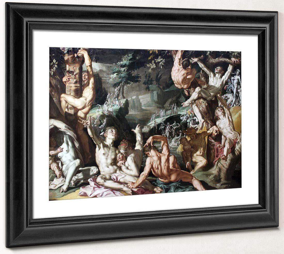The Great Flood By Joachim Wtewael Fine Art Print