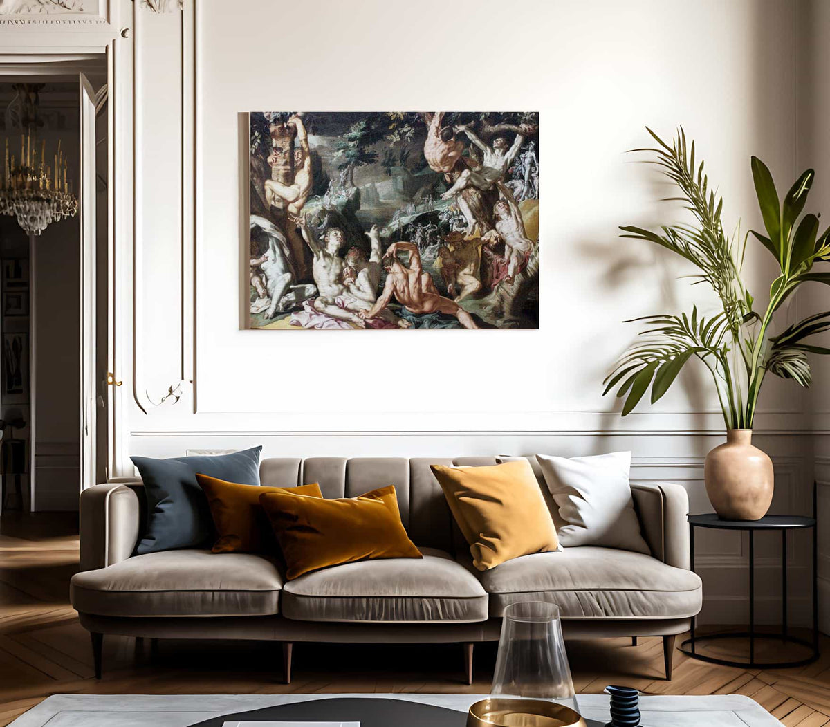 The Great Flood By Joachim Wtewael Fine Art Print