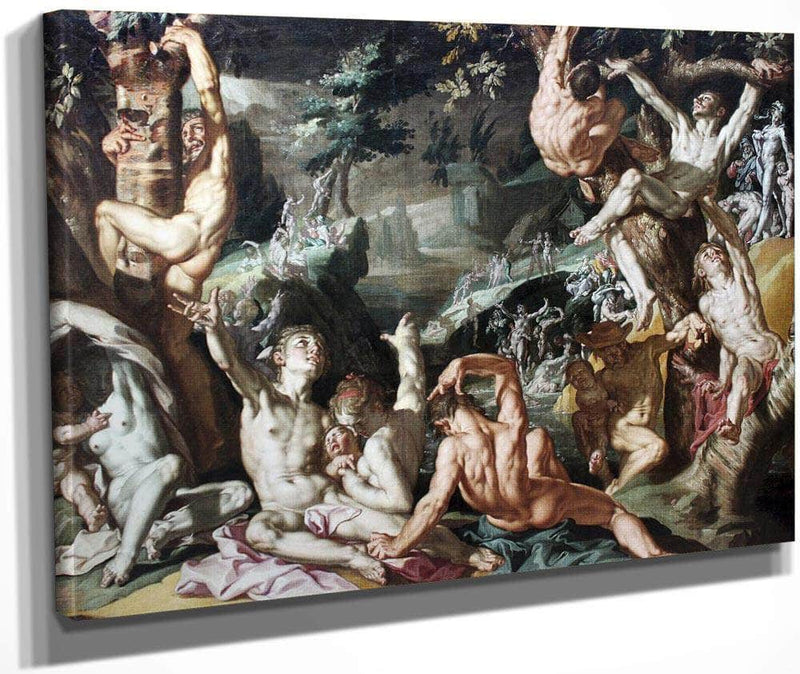 The Great Flood By Joachim Wtewael Fine Art Print