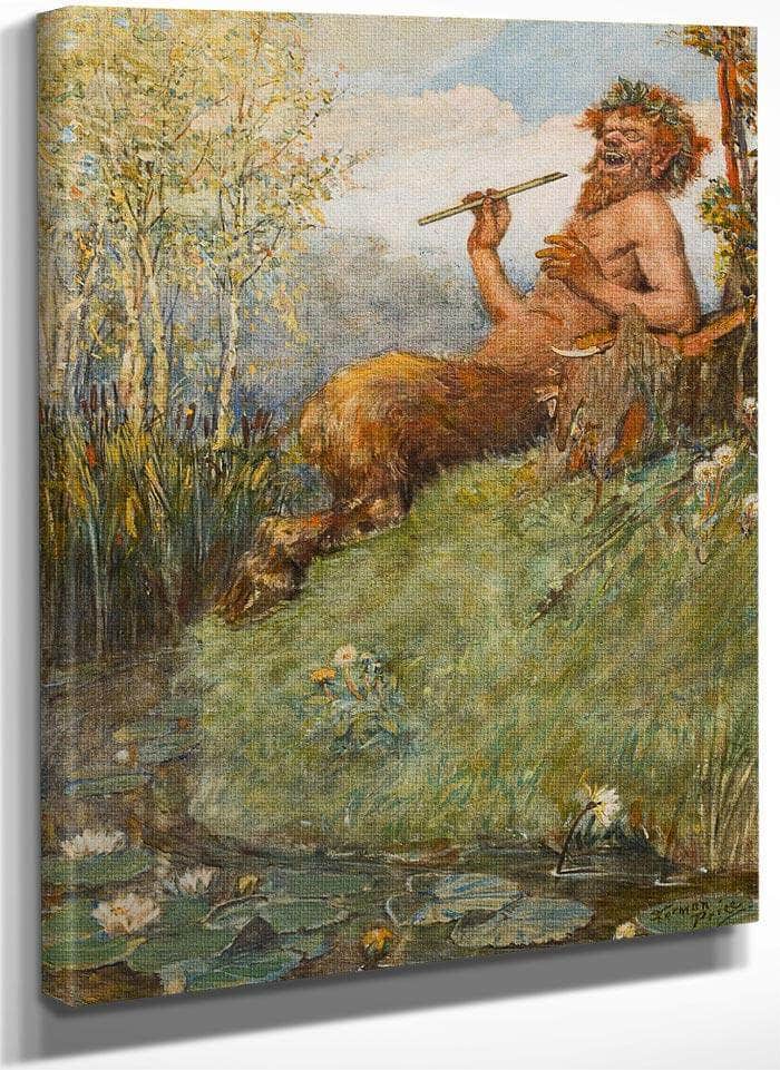 The Great God Pan By Norman Mills Price Fine Art Print