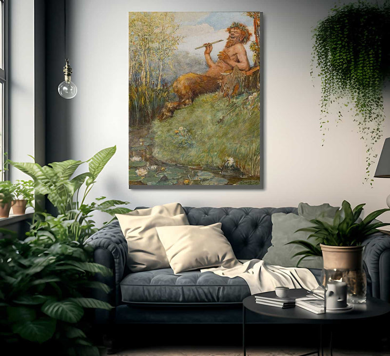 The Great God Pan By Norman Mills Price Fine Art Print