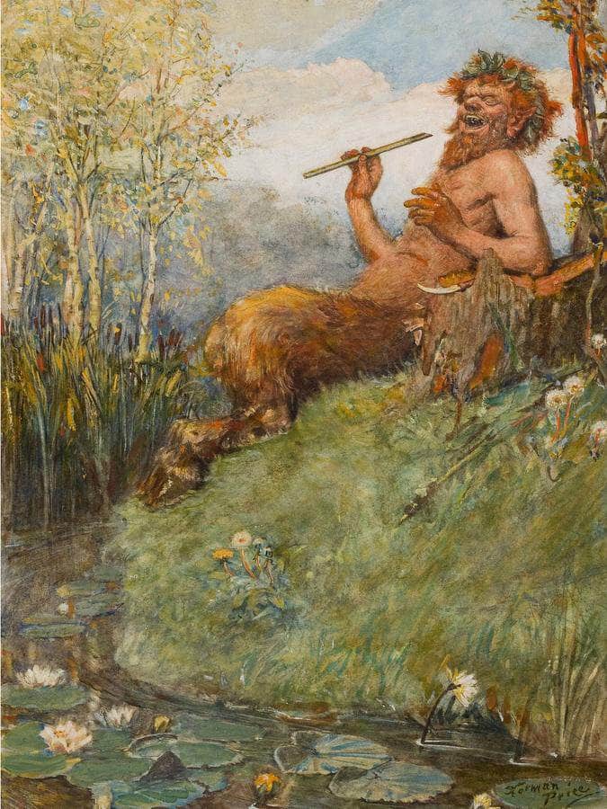 The Great God Pan By Norman Mills Price Fine Art Print