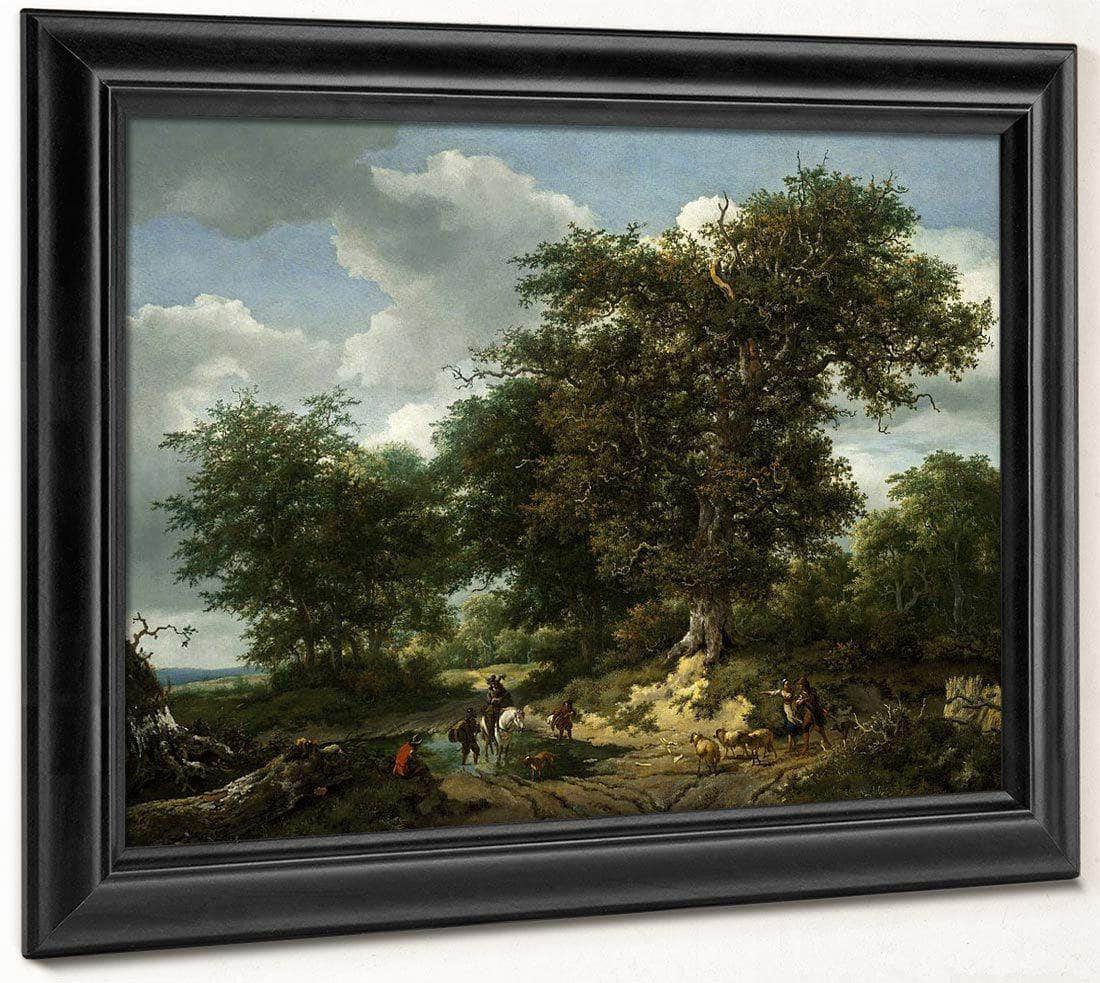 The Great Oak By Jacob Van Ruisdael Fine Art Print