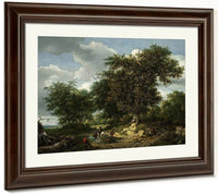 The Great Oak By Jacob Van Ruisdael Fine Art Print