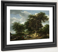 The Great Oak By Jacob Van Ruisdael Fine Art Print