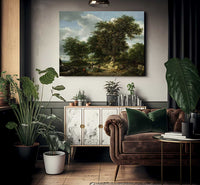 The Great Oak By Jacob Van Ruisdael Fine Art Print