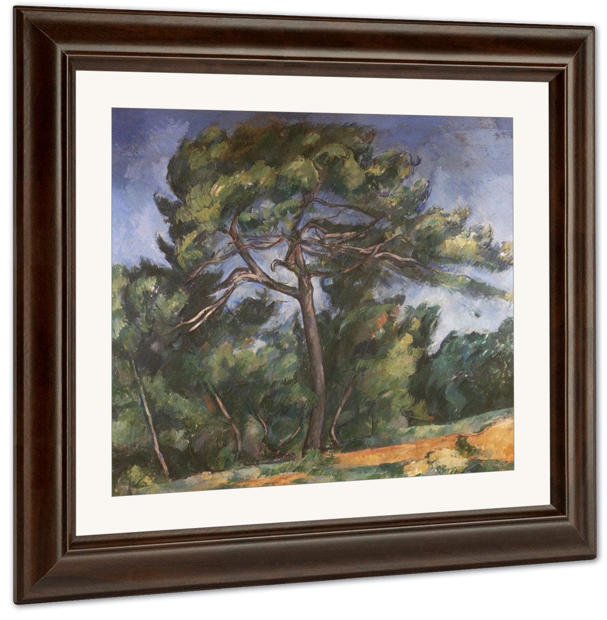 The Great Pine By Paul Cezanne Fine Art Print
