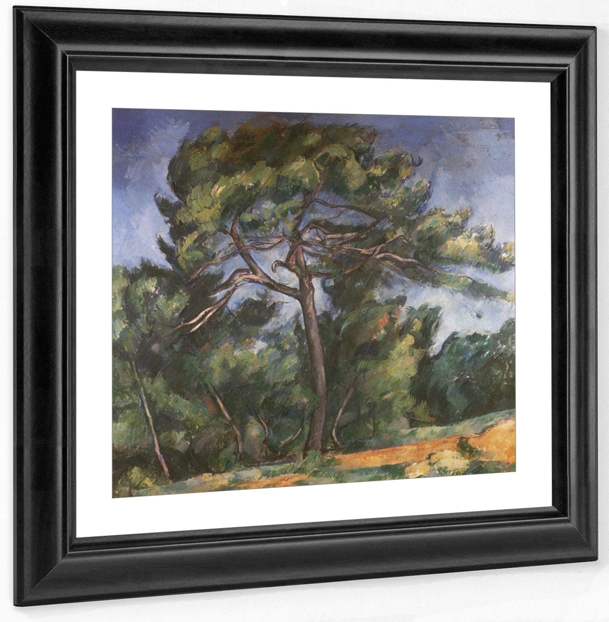 The Great Pine By Paul Cezanne Fine Art Print