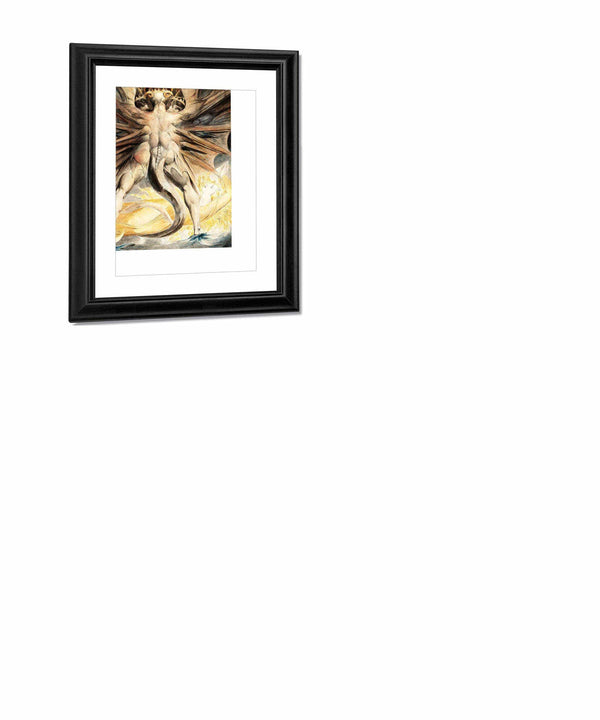 The Great Red Dragon And The Woman Clothed In Sun 1803 43 7 X 34 8 Cm Brooklyn Museum By William Blake Fine Art Print