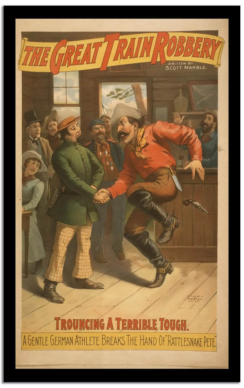 The Great Train Robbery  Vintage Poster Fine Art Print