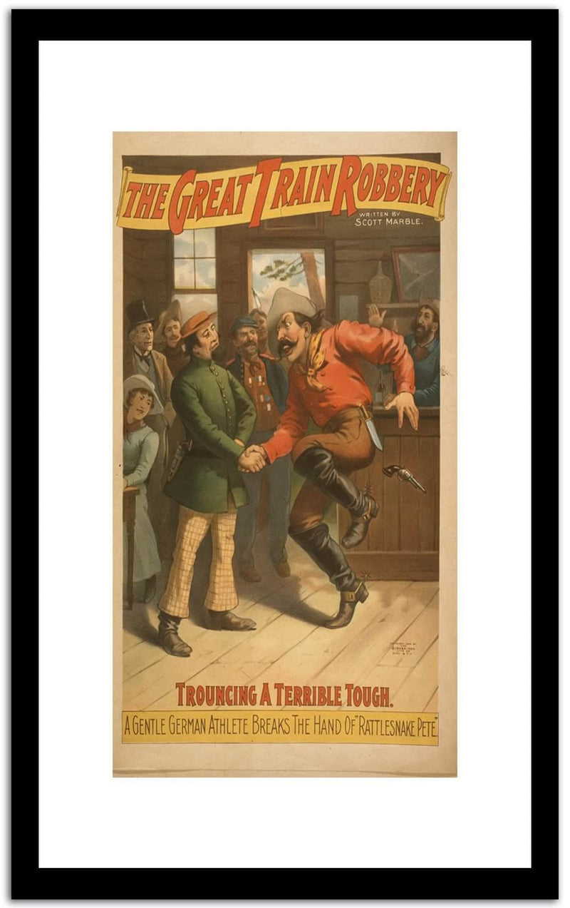 The Great Train Robbery  Vintage Poster Fine Art Print