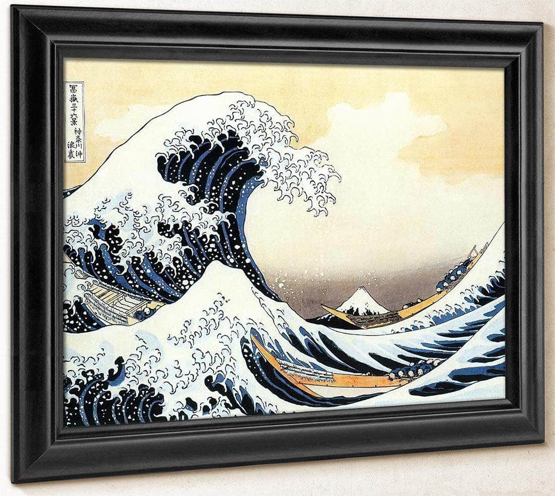 The Great Wave At Kanagawa By Hokusai Fine Art Print