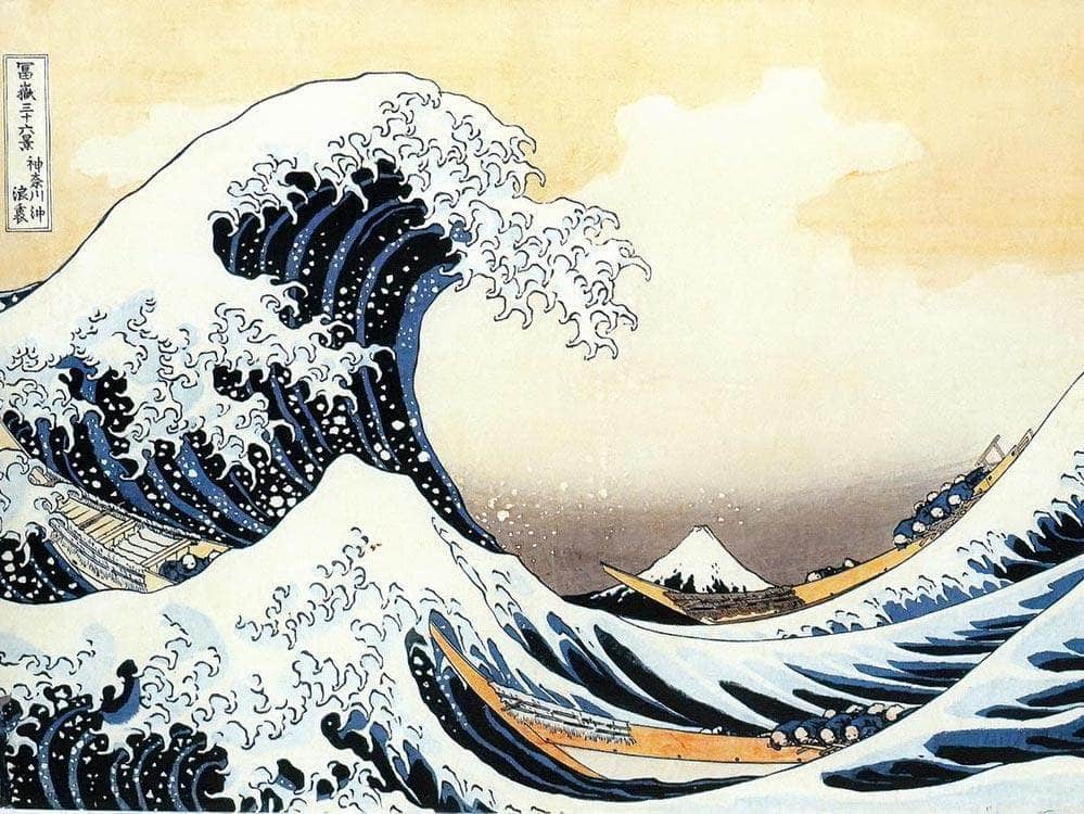The Great Wave At Kanagawa By Hokusai Fine Art Print
