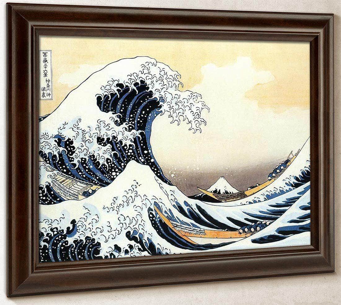 The Great Wave At Kanagawa By Hokusai Fine Art Print