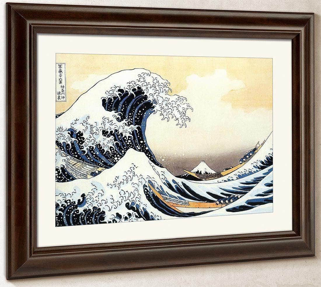The Great Wave At Kanagawa By Hokusai Fine Art Print