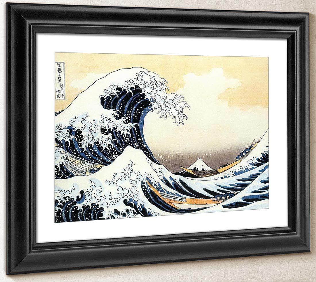 The Great Wave At Kanagawa By Hokusai Fine Art Print