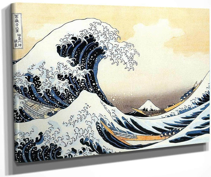 The Great Wave At Kanagawa By Hokusai Fine Art Print