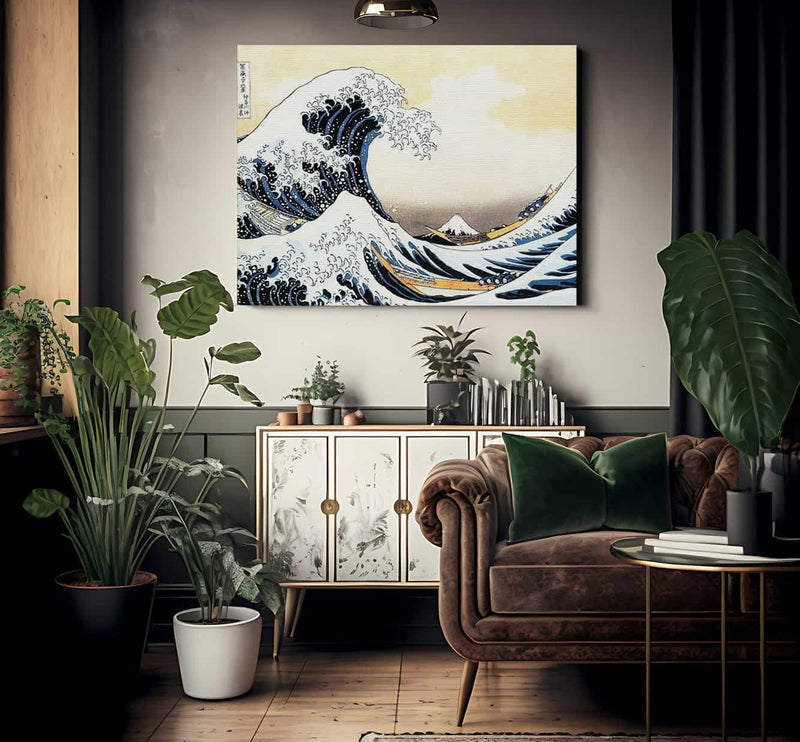 The Great Wave At Kanagawa By Hokusai Fine Art Print