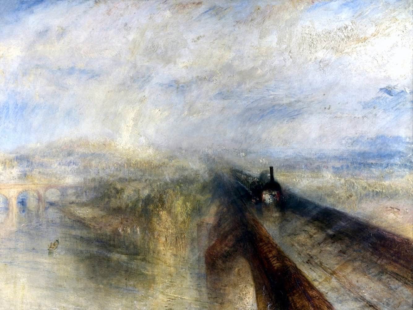 The Great Western Railway Painting Jmw Turner Canvas Art Fine Art Print