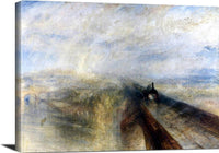 The Great Western Railway Painting Jmw Turner Canvas Art Fine Art Print