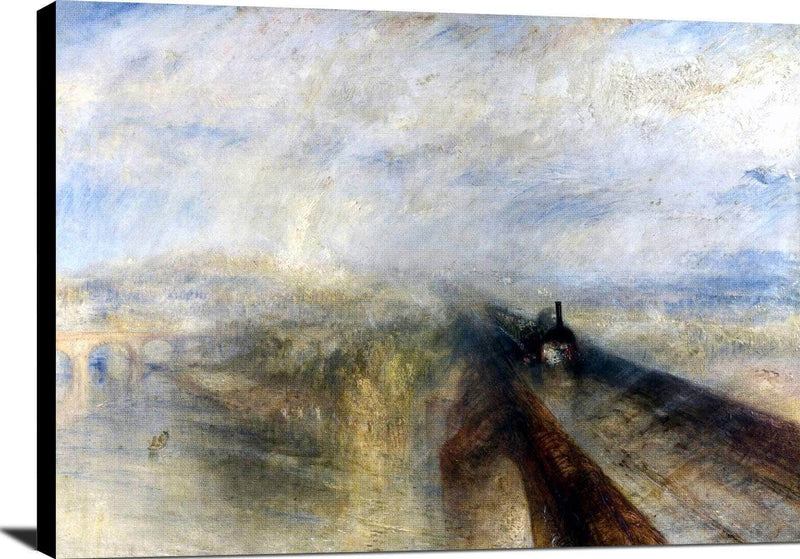 The Great Western Railway Painting Jmw Turner Canvas Art Fine Art Print