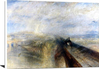 The Great Western Railway Painting Jmw Turner Canvas Art Fine Art Print
