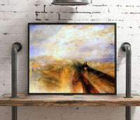 The Great Western Railway Painting Jmw Turner Repro Canvas Art Fine Art Print