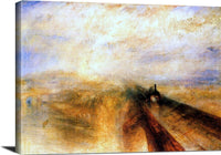 The Great Western Railway Painting Jmw Turner Repro Canvas Art Fine Art Print