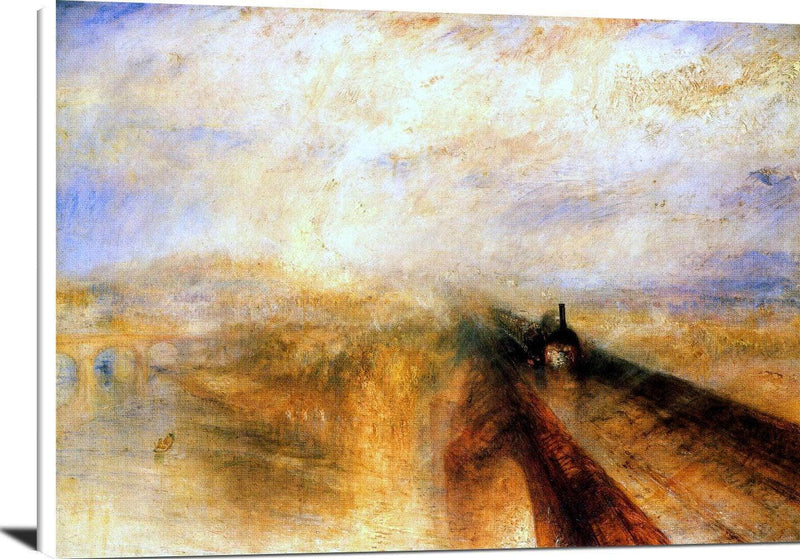 The Great Western Railway Painting Jmw Turner Repro Canvas Art Fine Art Print