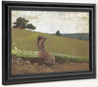 The Green Hill By Winslow Homer Fine Art Print