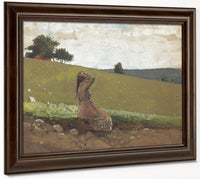 The Green Hill By Winslow Homer Fine Art Print
