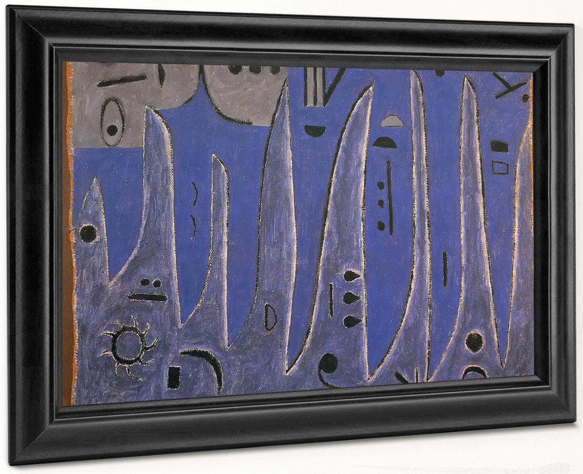 The Grey One And The Coast 1938 J5 (125) By Paul Klee Fine Art Print