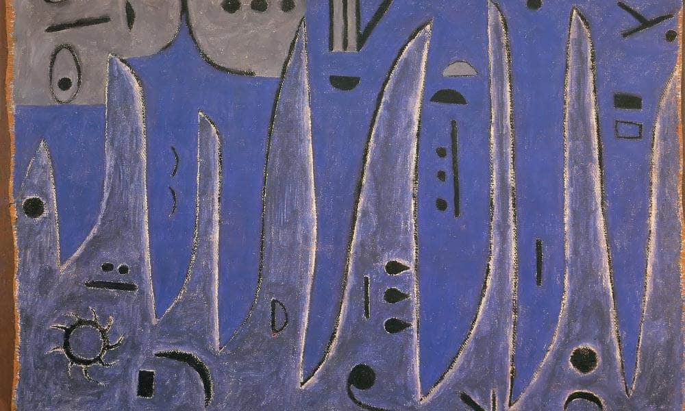 The Grey One And The Coast 1938 J5 (125) By Paul Klee Fine Art Print