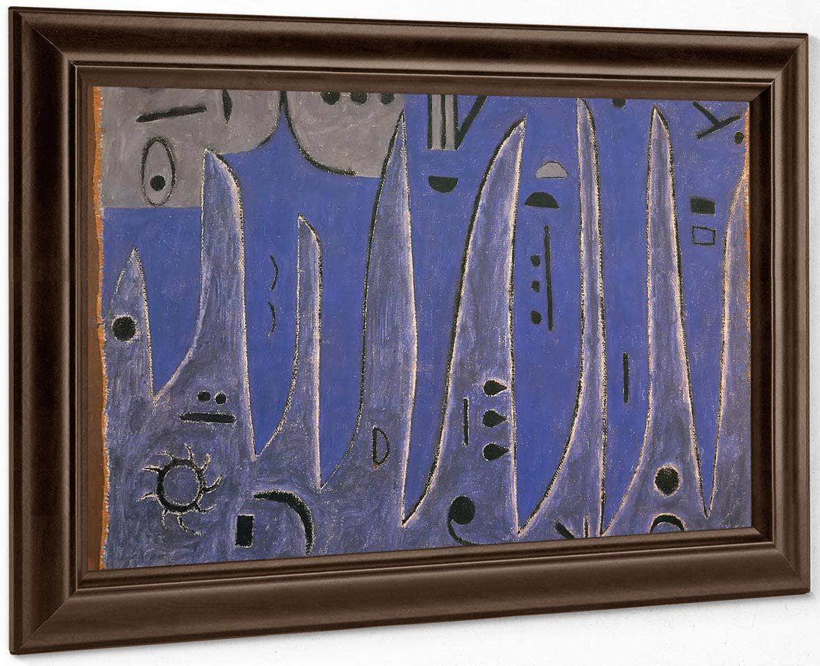 The Grey One And The Coast 1938 J5 (125) By Paul Klee Fine Art Print