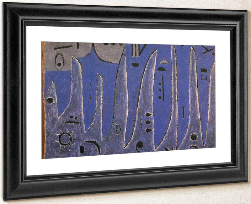 The Grey One And The Coast 1938 J5 (125) By Paul Klee Fine Art Print