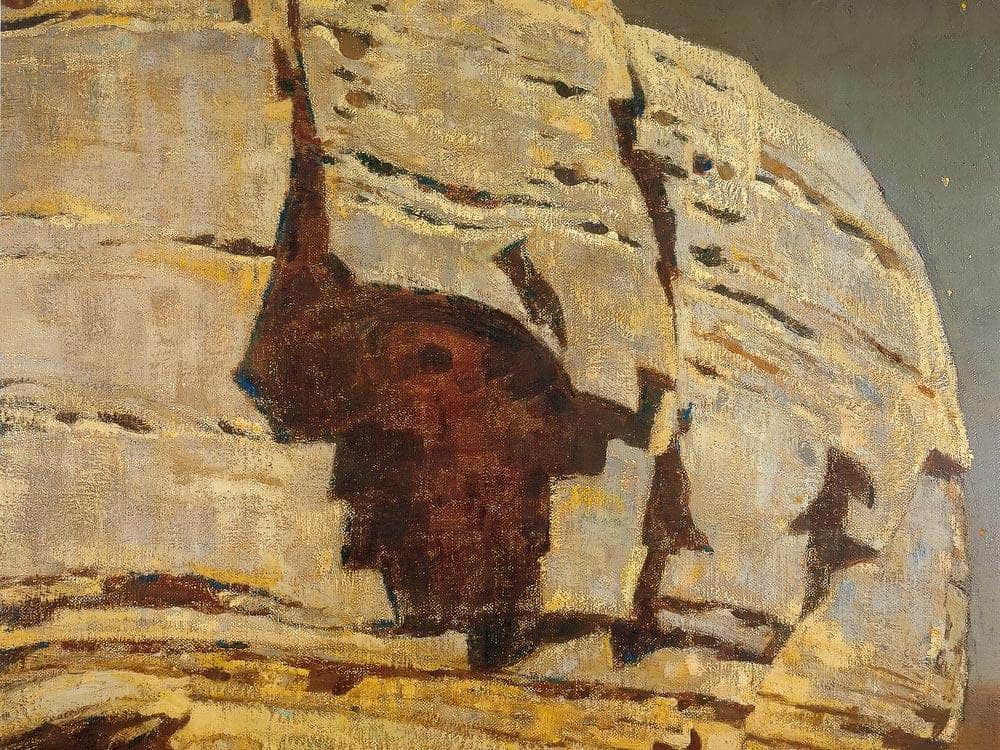 The Grim Wall By Maynard Dixon Fine Art Print