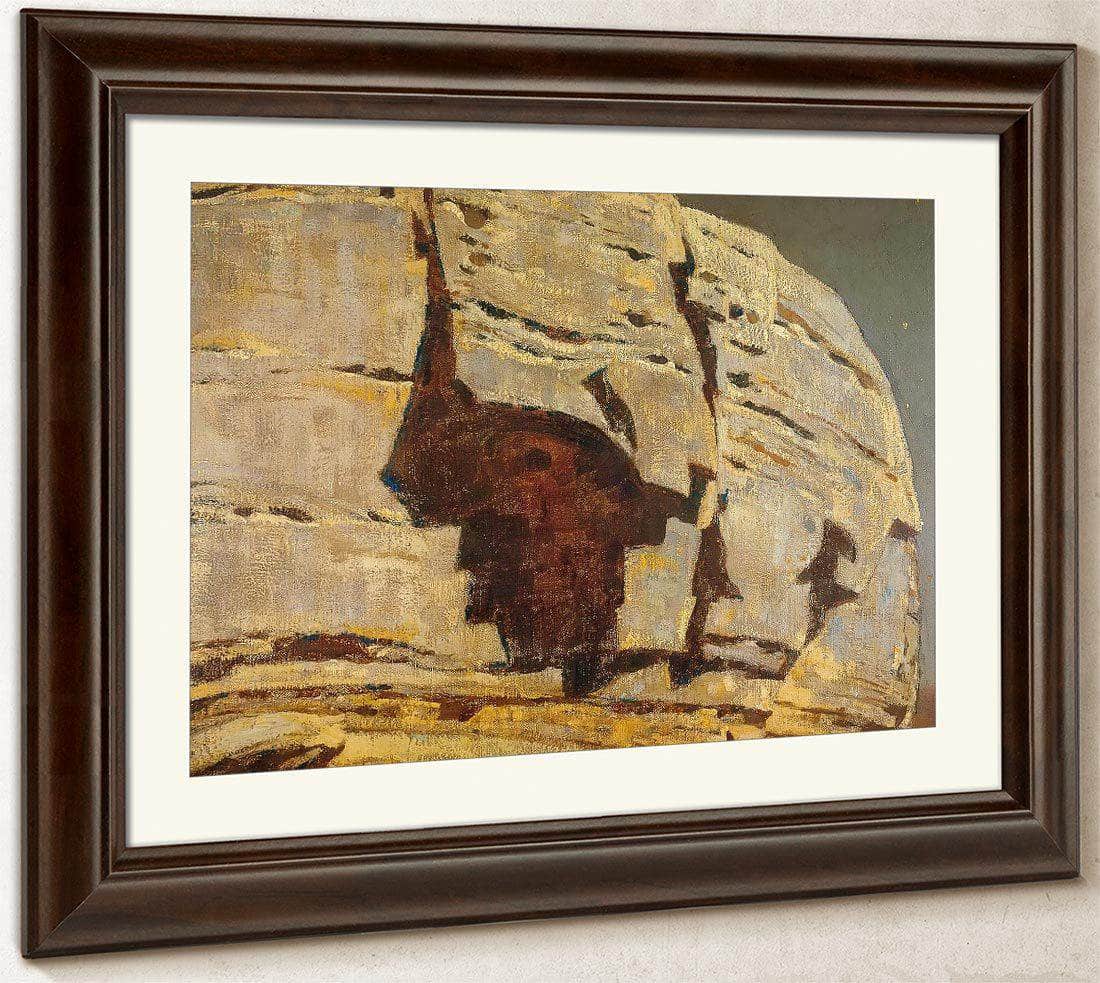 The Grim Wall By Maynard Dixon Fine Art Print