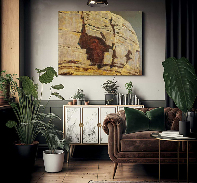 The Grim Wall By Maynard Dixon Fine Art Print