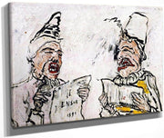 The Grotesque Singers By James Ensor Fine Art Print