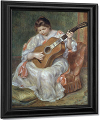 The Guitar Player By Pierre Auguste Renoir Fine Art Print
