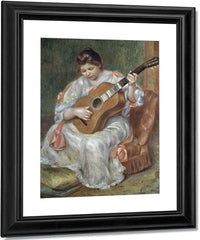 The Guitar Player By Pierre Auguste Renoir Fine Art Print