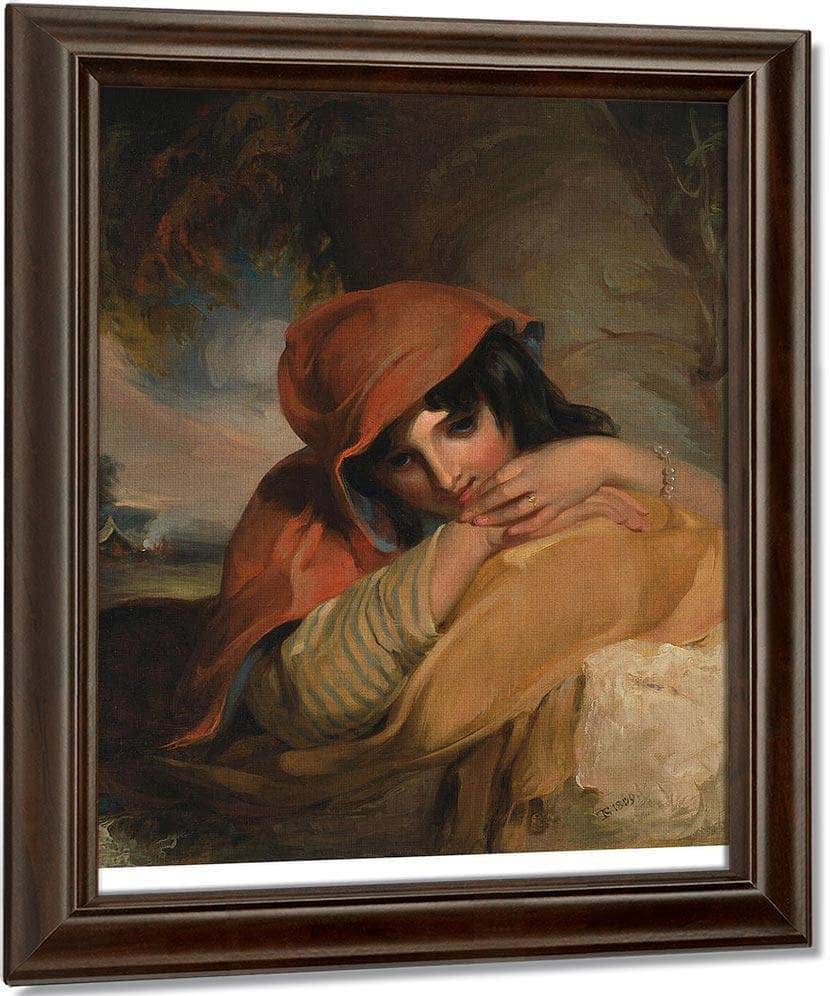 The Gypsy Girl By Thomas Sully Fine Art Print