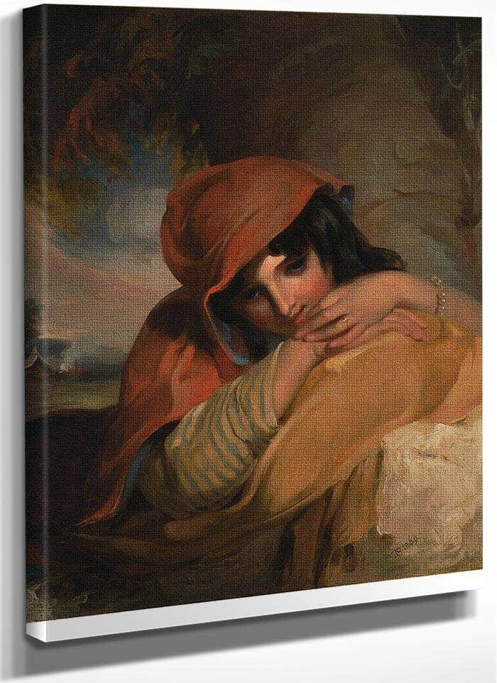 The Gypsy Girl By Thomas Sully Fine Art Print