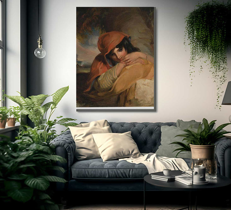 The Gypsy Girl By Thomas Sully Fine Art Print