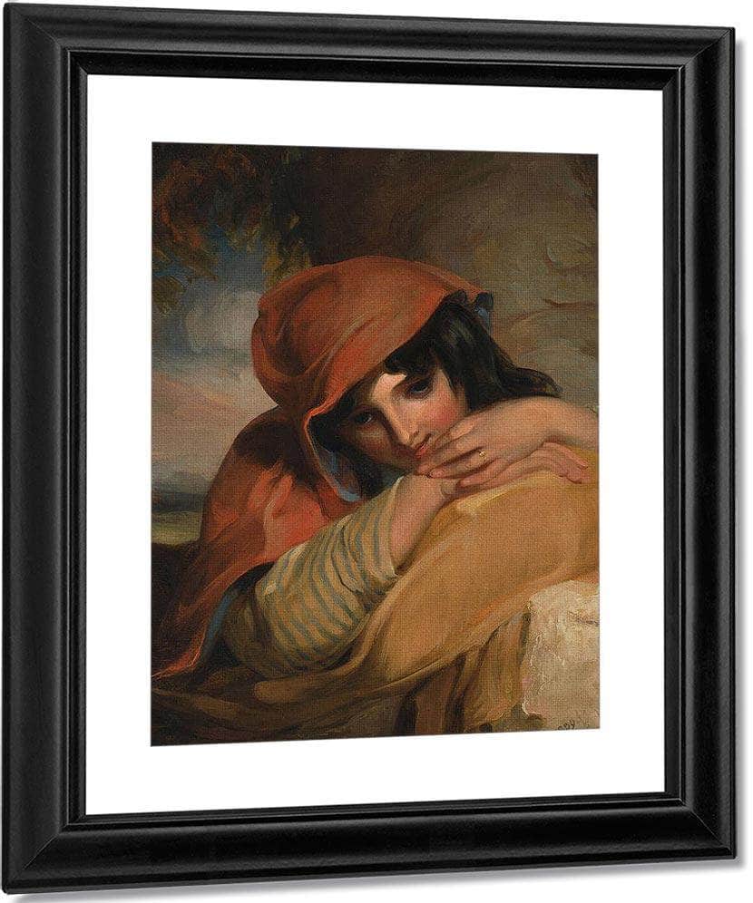 The Gypsy Girl By Thomas Sully Fine Art Print
